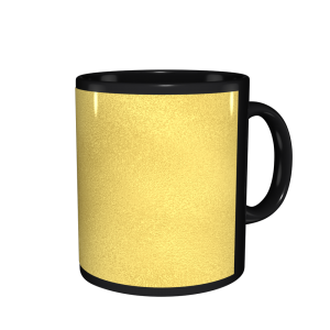 11 oz Black With Gold Patch
