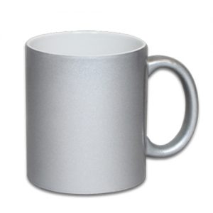 11 oz Silver Mug