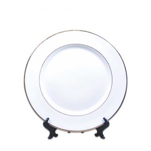 7.5″ Plate With Gold Rim