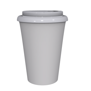12 oz Travel Mug With White Cap